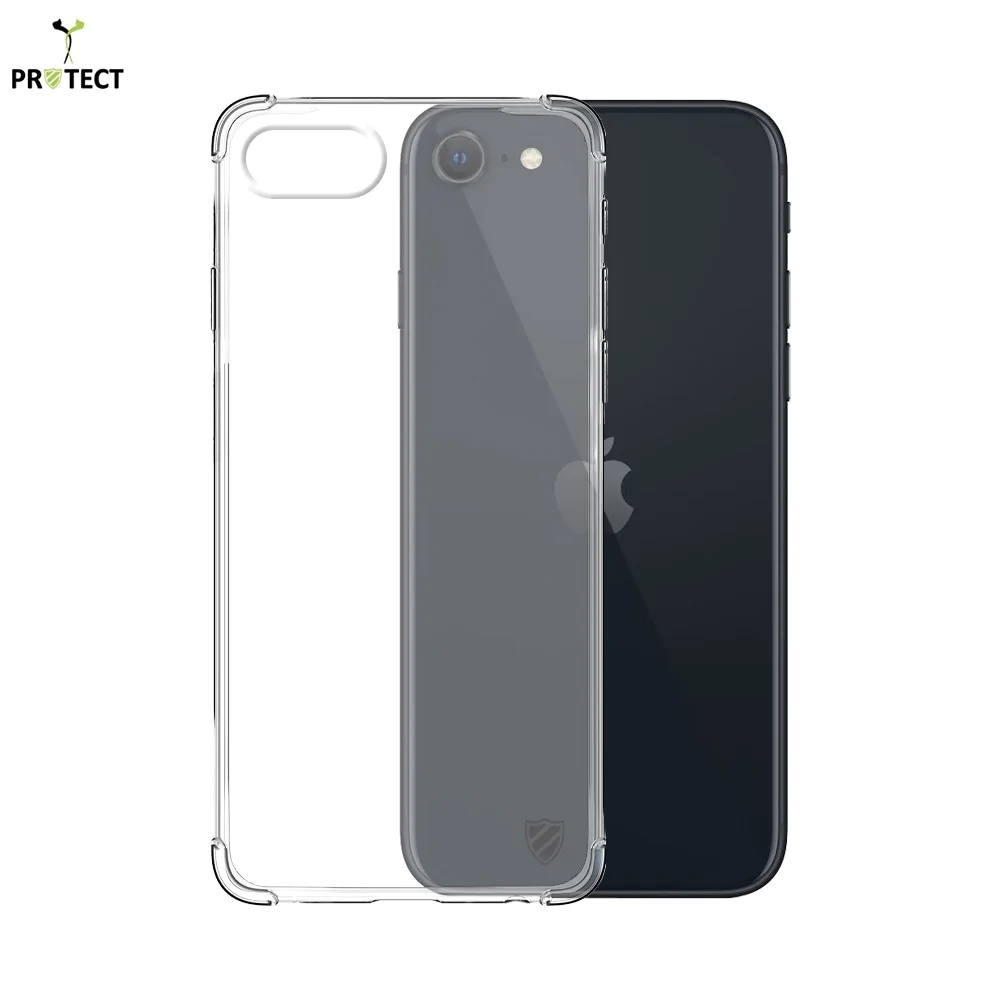 Confezione da 10 Custodie in Silicone Rinforzato PROTECT per Apple iPhone 7 / iPhone 8/iPhone SE (2nd Gen)/iPhone SE (3e Gen) Bulk Trasparente