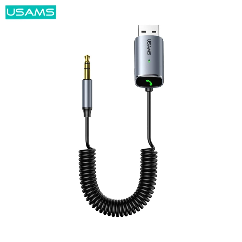 Adattatore Bluetooth per Auto Usams US-SJ504 USB Nero