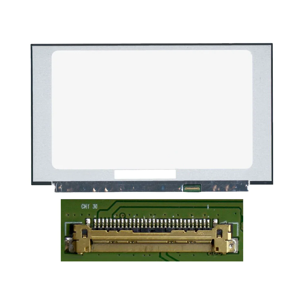 Pannello del PC Portatile 15.6" Slim HD (1366x768) LCD 60Hz 30pin Destra, senza Fissaggi 350mm (NT156WHM-N44 / N156BGA-EA3 REV C2) Matte