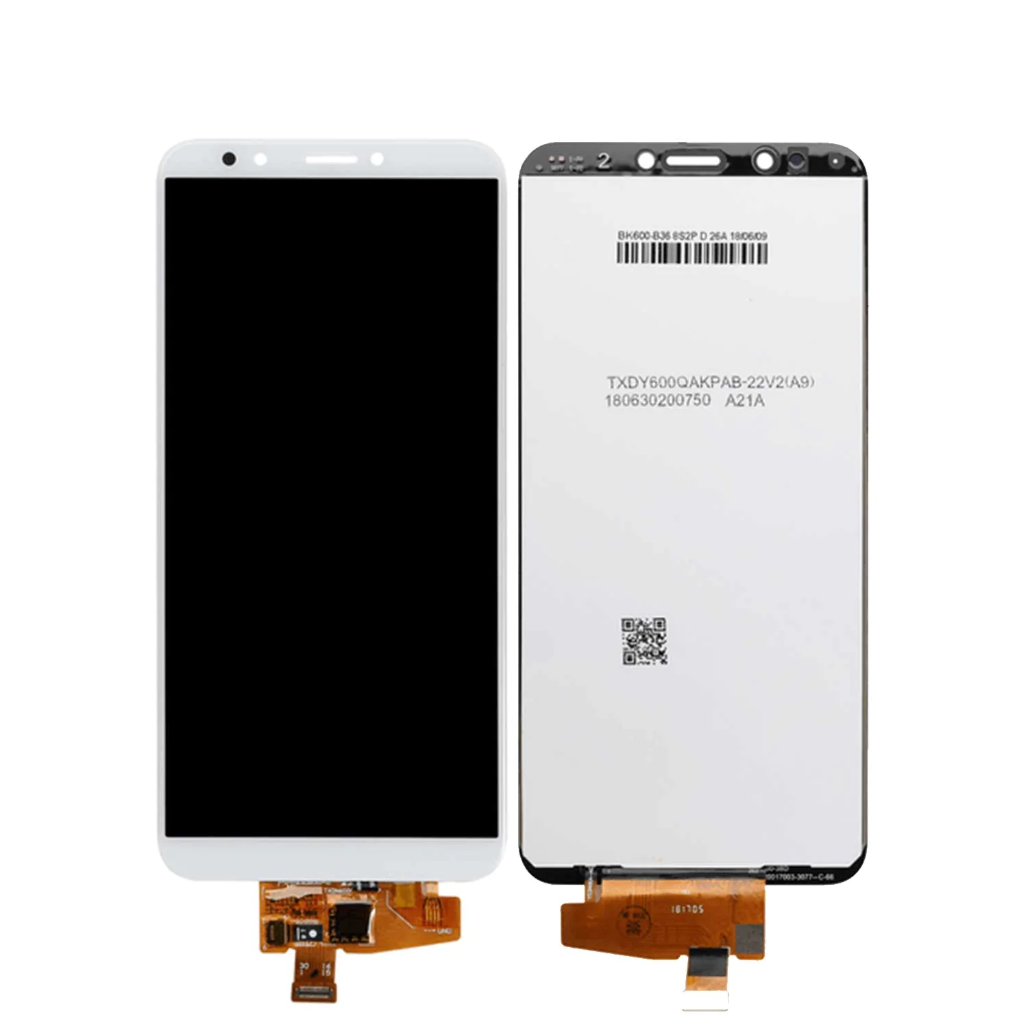 Display Huawei Y7 2018 Bianco