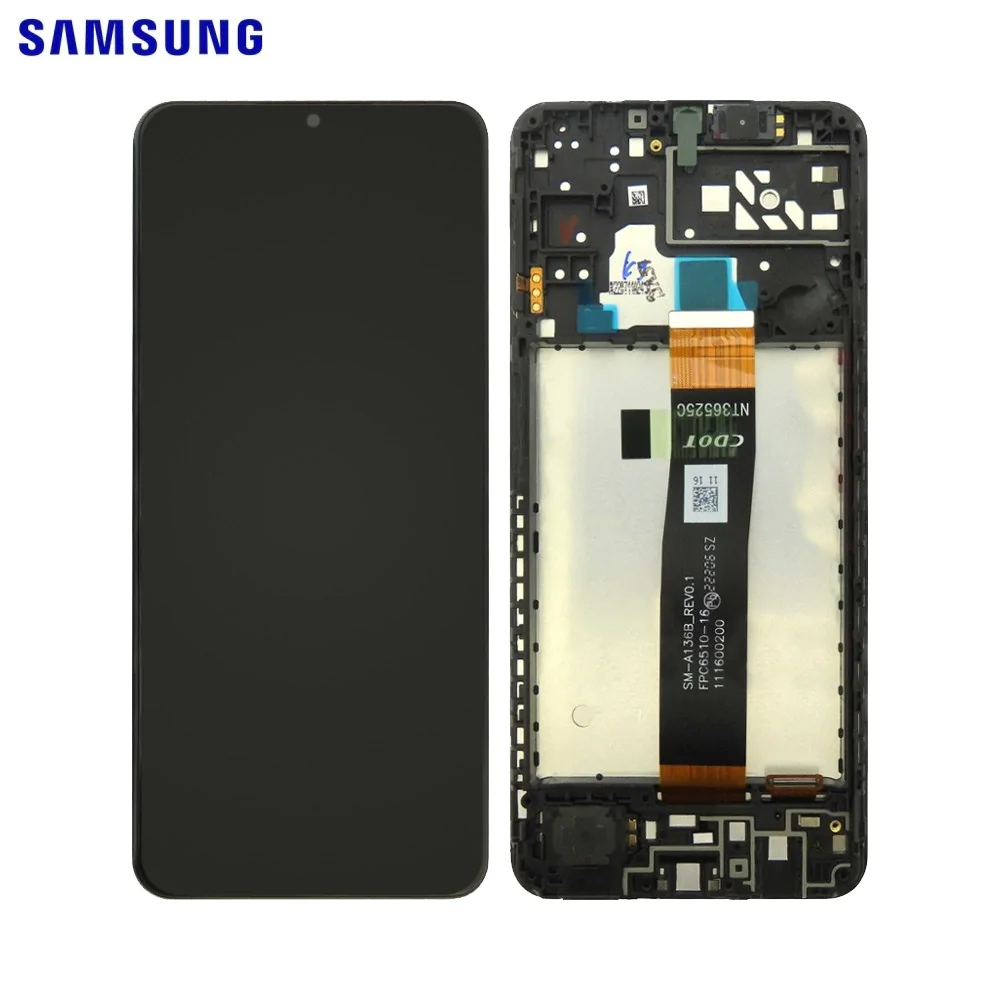 Display Originale Samsung Galaxy A04s A047 GH82-29805A GH82-29806A Nero