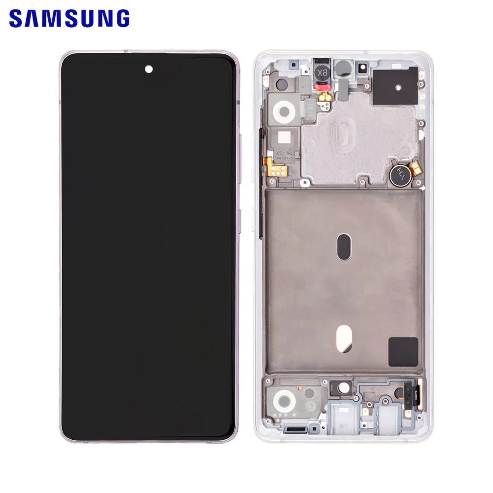 Display Originale Samsung Galaxy A51 5G A516 GH82-23100B GH82-23124B Bianco Prismatico