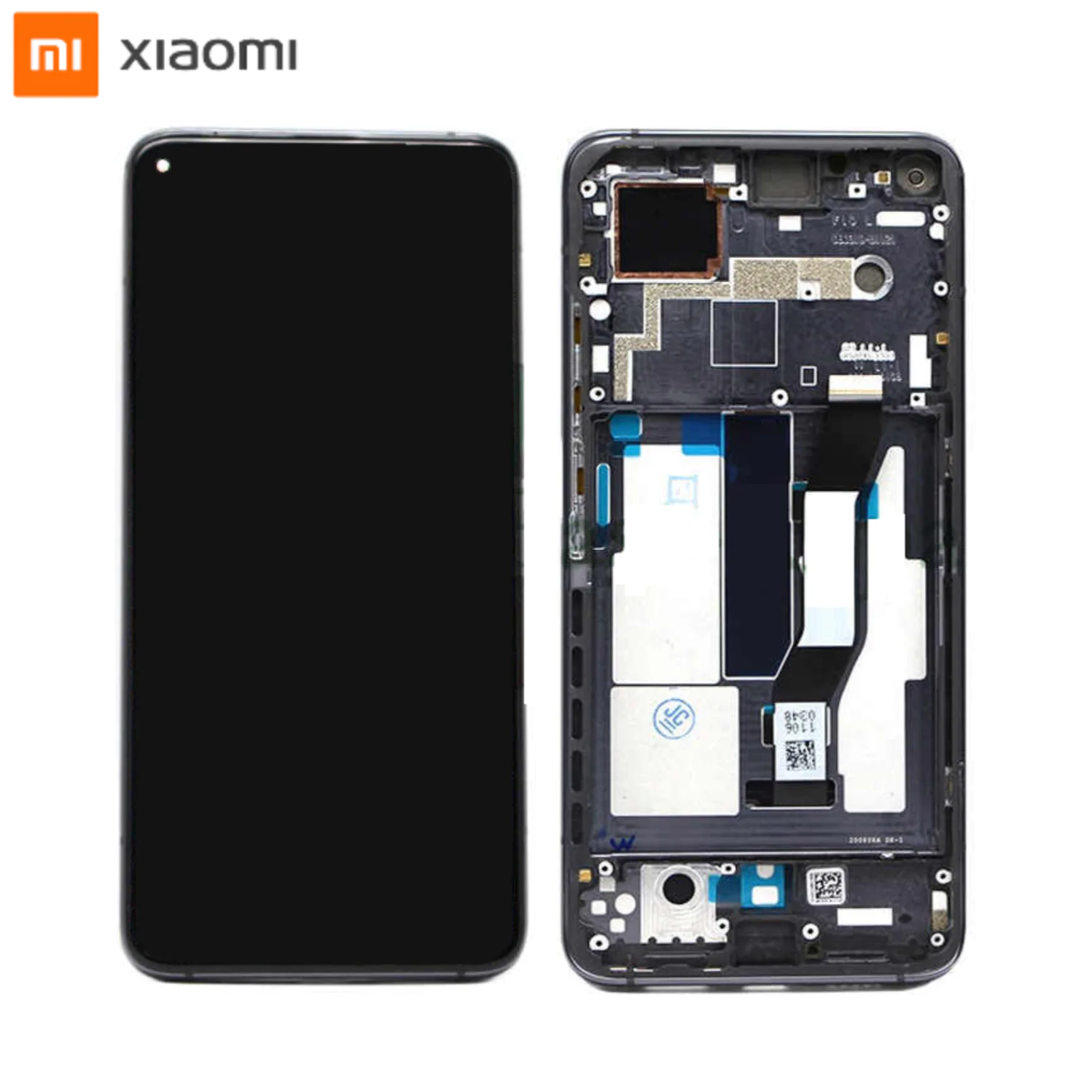 Display Originale Xiaomi Mi 10T 5G / Mi 10T Pro 5G 5600040J3S00 Argento