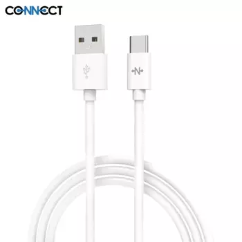 Cavo Dati da USB a Tipo-C CONNECT MC-CCB1 (1m) Bianco