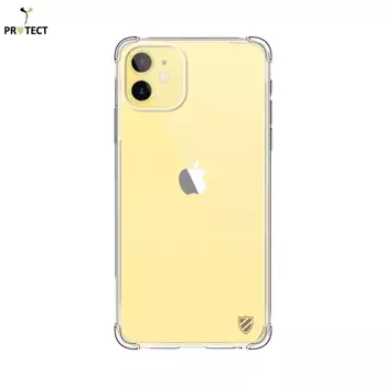 Confezione da 10 Custodie in Silicone Rinforzato PROTECT per Apple iPhone 11 Bulk Trasparente