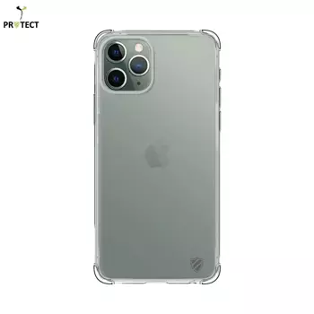 Confezione da 10 Custodie in Silicone Rinforzato PROTECT per Apple iPhone 11 Pro Bulk Trasparente