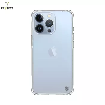 Confezione da 10 Custodie in Silicone Rinforzato PROTECT per Apple iPhone 13 Pro Bulk Trasparente