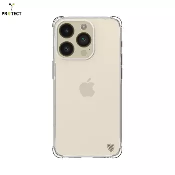 Confezione da 10 Custodie in Silicone Rinforzato PROTECT per Apple iPhone 14 Pro Bulk Trasparente