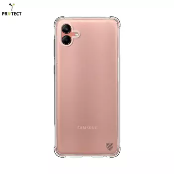 Confezione da 10 Custodie in Silicone Rinforzato PROTECT per Samsung Galaxy A04 A045 Bulk Trasparente