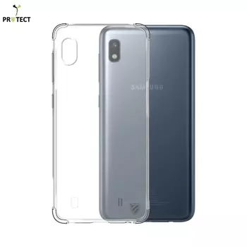 Confezione da 10 Custodie in Silicone Rinforzato PROTECT per Samsung Galaxy A10 A105 Bulk Trasparente