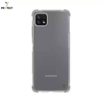 Confezione da 10 Custodie in Silicone Rinforzato PROTECT per Samsung Galaxy A22 5G A226 Bulk Trasparente