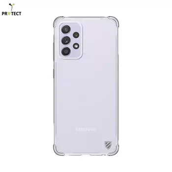 Confezione da 10 Custodie in Silicone Rinforzato PROTECT per Samsung Galaxy A52 5G A526 / Galaxy A52 4G A525 Bulk Trasparente