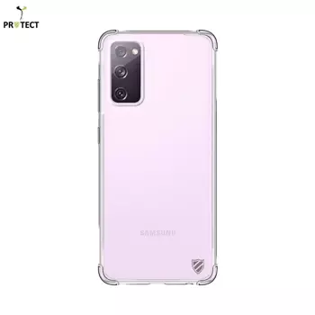Confezione da 10 Custodie in Silicone Rinforzato PROTECT per Samsung Galaxy S20 FE 5G G781 / Galaxy S20 FE 4G G780 Bulk Trasparente