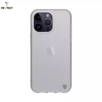 Confezione da 10 Gusci in Silicone PROTECT per Apple iPhone 14 Pro Max Bulk Trasparente