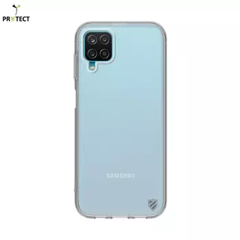 Confezione da 10 Gusci in Silicone PROTECT per Samsung Galaxy A12 A125 / Galaxy M12 M127 Bulk Trasparente