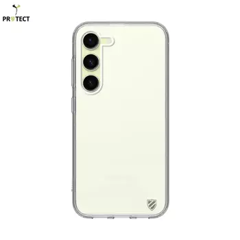 Confezione da 10 Gusci in Silicone PROTECT per Samsung Galaxy S23 5G S911 Bulk Trasparente