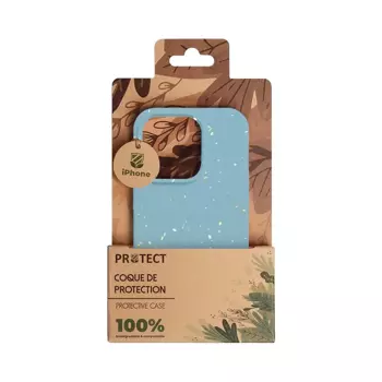 Guscio di Bambù Biodegradabile PROTECT per Apple iPhone 14 Pro (#6) Blu