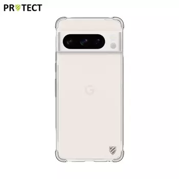 Guscio in Silicone Rinforzato PROTECT per Google Pixel 8 Pro Trasparente