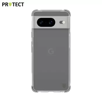Guscio in Silicone Rinforzato PROTECT per Google Pixel 8 Trasparente