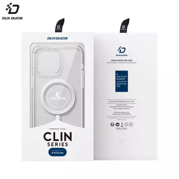 Guscio Protettivo Clin Mag Dux Ducis per Apple iPhone 15 Pro Max Trasparente