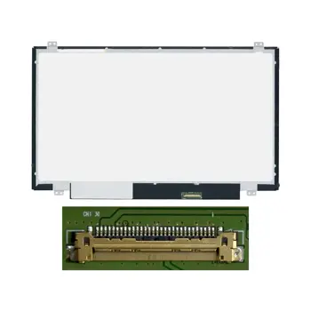 Pannello del PC Portatile 14.0" Slim HD (1366x768) LCD 60Hz, eDP 30pin Destra, Fissaggi Su Giù (NT140WHM-N41 / N140BGE-E33 Rev.C3) Matte