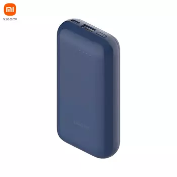 Power bank Batteria Esterna Xiaomi BHR5785GL 33W 10000mAh Pocket Edition Pro Blu Notte