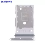 Cassetto SIM originale Samsung Galaxy S24 5G S921/Galaxy S24 Plus 5G S926 GH98-48906B Argento