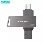 Chiave USB Usams US-ZB201 Tipo C + USB 3.0 (128 GB) Nero