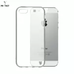 Confezione da 10 Gusci in Silicone PROTECT per Apple iPhone 5/iPhone 5S/iPhone SE (1er Gen) Bulk Trasparente