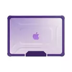 Custodia Protettiva Rinforzata con Supporto Apple MacBook Pro Retina 14" M1 Pro/M1 Max (2021) A2442/MacBook Pro 14" M2 Pro/M2 Max (2023) A2779 Viola