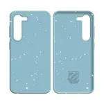 Guscio di Bambù Biodegradabile PROTECT per Samsung Galaxy S23 5G S911 (#6) Blu