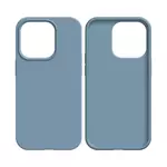Guscio in Silicone Compatible per Apple iPhone 12/iPhone 12 Pro (#5) Blu acciaio