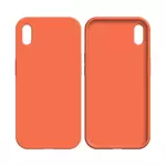 Guscio in Silicone Compatible per Apple iPhone X/iPhone XS (#2) Orange