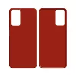 Guscio in Silicone Compatible per Samsung Galaxy A03s A037 (#1) Rosso
