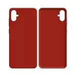 Guscio in Silicone Compatible per Samsung Galaxy A05 A055 (#1) Rosso