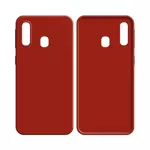 Guscio in Silicone Compatible per Samsung Galaxy A40 A405 (#1) Rosso