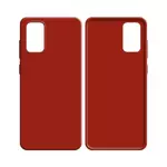 Guscio in Silicone Compatible per Samsung Galaxy A41 A415 (#1) Rosso