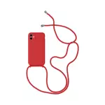 Guscio in Silicone con Cavo Apple iPhone 11 (15) Rosso