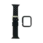 Protezione in Silicone per Apple Watch 38 mm con Cinturino con Fibbia (3) Nero
