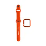 Protezione in Silicone per Apple Watch 38mm con Bracciale Sport (10) Orange