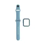 Protezione in Silicone per Apple Watch 40mm con Cinturino Sportivo (12) Blu cielo