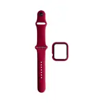 Protezione in Silicone per Apple Watch 40mm con cinturino sportivo (13) Rosa Rossa