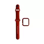 Protezione in Silicone per Apple Watch 40mm con Bracciale Sport (3) Rosso