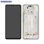 Display Originale Samsung Galaxy A53 5G A536 GH82-28024B GH82-28025B Bianco