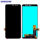 Display Originale Samsung Galaxy A8 Plus 2018 A730 GH97-21534A GH97-21535A Nero