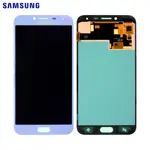 Display Originale Samsung Galaxy J4 J400 GH97-21915C GH97-22084C Blu cielo