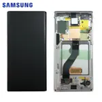Display Originale Samsung Galaxy Note 10 N970 GH82-20817B GH82-20818B Aura bianca