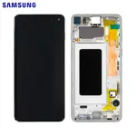 Display Originale Samsung Galaxy S10 G973 GH82-18835B GH82-18850B Bianco