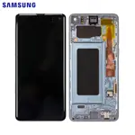 Schermo e Tocco Originali Samsung Galaxy S10 G973 GH82-18835C GH82-18850C Blu