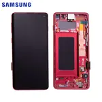 Display Originale Samsung Galaxy S10 G973 GH82-18835H GH82-18850H Rosso